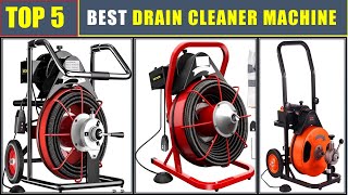 BEST Drain Cleaner Machine In 2024  Top 5 Best electric drain cleaners review [upl. by Atalaya680]