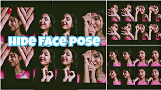 Hide face poses 🫣 Must try ❤️ sanpchat selfie pose ideas 💡 for girls [upl. by Nonnair]