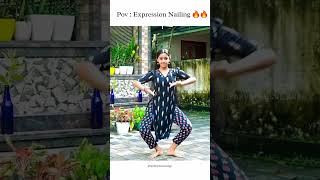 Expression Nailing it 🤌🔥✨️  dance bharatnatyam shortsfeed shorts viralshort youtubeshorts [upl. by Peri]