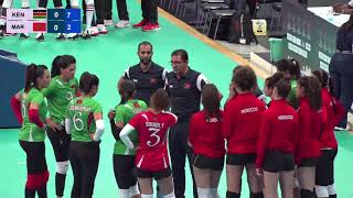 SEMI FINAL  KENYA VS MOROCCO  CAVB WOMENS AFRICA NATIONS CHAMPIONSHIP KIGALI 19092021 [upl. by Eugnimod]