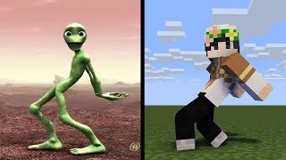 Dame tu cosita challenge in minecraft [upl. by Lidah398]