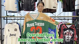 Sublimated Football Shirts Boxy Oversized Jersey [upl. by Anauqaj]