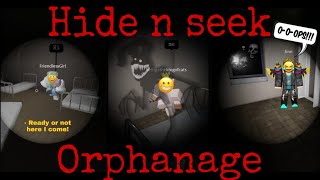 We played Hide n seek in roblox Blair orphanage roblox [upl. by Ahcarb]