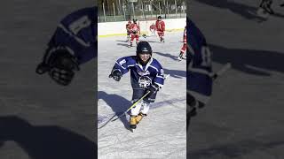 Winter classic good weather lightningfast goal from 8 Mark great mood hockey [upl. by Eissoj]