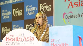 Dr Meisha Gul  Dentech Asia  21st Health Asia International Exhibition amp Conferences [upl. by Nytnerb]