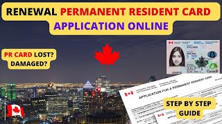 How to Renew Permanent Resident Card Online in Canada  Renew PR Card Online 2024CanVisaPathway [upl. by Ahsurej]