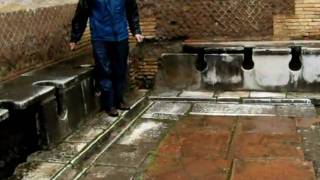 Ostia Antica Forum Baths Latrine [upl. by Casimir]