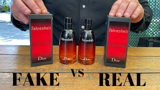 Fake vs Real Dior Fahrenheit Perfume 100 ML [upl. by Annia751]