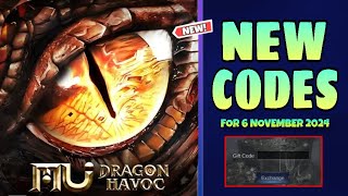 New MU Dragon Havoc Codes 6 November 2024  MU Dragon Havoc Gift Codes [upl. by Alya]