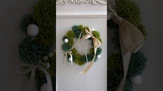 Christmas wreath Tutorial🎄🎀💫 [upl. by Nyrhtak]