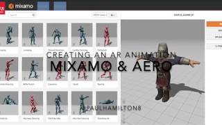 Mixamo Aero AR Tutorial [upl. by Lebiralc]