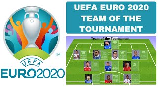 UEFA EUROPEAN CHAMPIONSHIPS 2020  ALL STAR TEAM OF THE TOURNAMENT  BEST 11 PLAYERS [upl. by Ahsotan26]