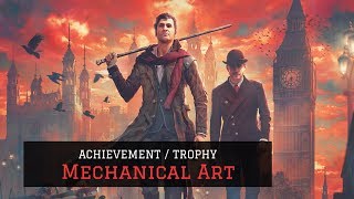 Sherlock Holmes The Devils Daughter  quotMechanical Artquot Achievement  Trophy Foundry Puzzle [upl. by Aennyl]