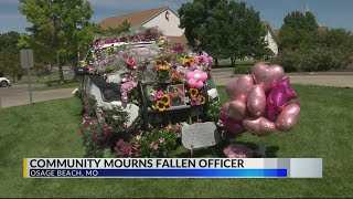 Osage Beach community mourns loss of fallen police officer [upl. by Lipson]