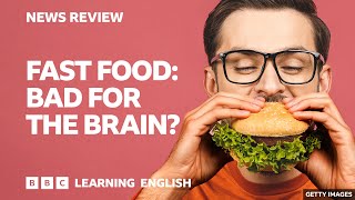 Fast food Bad for your brain BBC News Review [upl. by Ranice]