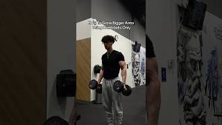 How To Grow Bigger Arms Using Dumbbells Only 🦾 [upl. by Annawd]