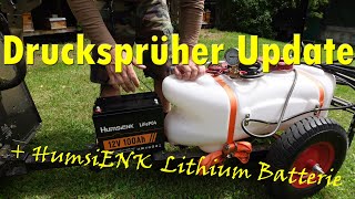 Drucksprüher mit HumsiENK Lithium Batterie [upl. by Atteynod]