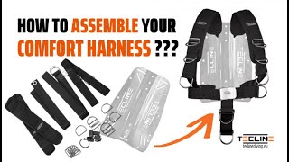 How to assemble Tecline Comfort Harness Stepbystep guide [upl. by Lanuk544]