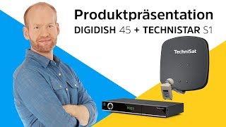 Komplettpaket DIGIDISH 45  TECHNISTAR S1  DigitalSatAntenne mit passendem Receiver  TechniSat [upl. by Itirp]