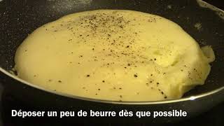 Omelette mousseuse au maroilles [upl. by Chick]