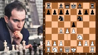 MIKHAIL TALs MAGIC  Tal vs Miller  Italian Game Open Variation [upl. by Hess]