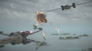 Star Wars Battlefront II  Multiplayer  Supremacy on Scarif Beach No Commentary [upl. by Raynah]