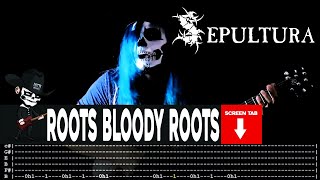 【SEPULTURA】 Roots Bloody Roots  cover by Masuka  LESSON  GUITAR TAB [upl. by Eben]