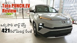 Tata PUNCH EV Review I Range I Variants I Detailed Review [upl. by Nevai]