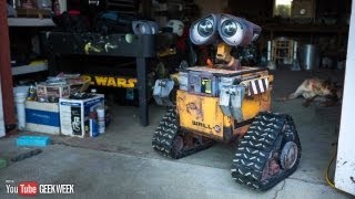 Making a Real LifeSize WallE Robot [upl. by Hulbert]