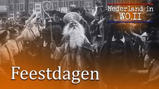 Nederland in WOII  Feestdagen [upl. by Llednew]