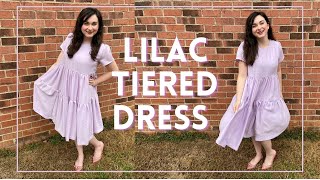 HOW TO MAKE A TIERED DRESS  StepbyStep Tutorial  The Perfect Dress [upl. by Imyaj]