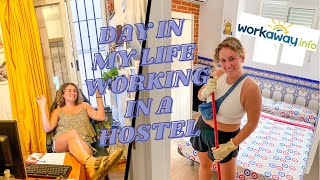 DAY IN MY LIFE HOSTEL WORKAWAY EXPERIENCE [upl. by Matthew]