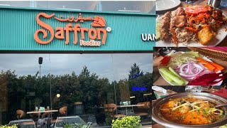 Saffron restaurant phase 7 bahria town  most reasonable food place  best mutton karahi [upl. by Harcourt]