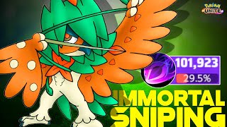 Decidueye Becomes Insanely Immortal with this sniping Build 🎯  Pokemon Unite [upl. by Aihseket]