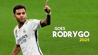 Rodrygo 2024 🔥 Crazy Goals amp Assists Dribbling Skills Pace [upl. by Ebby]