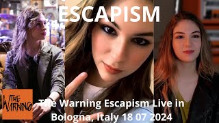 The Warning Escapism Live in Bologna Italy 18 07 2024thewarning livemusic [upl. by Retsae]