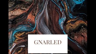 Gnarled SOLD Gilly Kube Card Slide  Shmears acrylic pour paintingasmr [upl. by Eitirahc606]