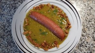 Thermomix TM 5 Erbsensuppe mit Würstchen [upl. by Frisse85]