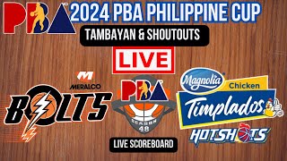 Live Meralco Bolts Vs Magnolia Chicken Timplados Hotshots  Play by Play  Live Scoreboard [upl. by Filide871]