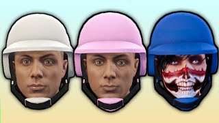 COLORED HELMET ON ANY OUTFIT GLITCH GTA 5 ONLINE [upl. by Amsirp980]