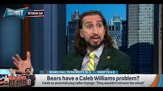 FIRST THINGS FIRST  Nick Wright HEATED STOP Blaming Caleb Williams For Chicago Bears Failing  NFL [upl. by Mori704]