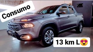 consumo médio Fiat Toro 2019 [upl. by Raquela]