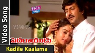 Kadile Kaalama Video Song  Pedarayudu Movie Songs  Mohan Babu Soundarya  Koti  YOYO Cine Talkie [upl. by Adnylam]