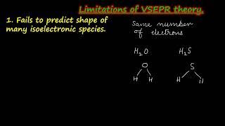 limitations of vsepr theoryclass 11 chemistry chemicalbondingmolecular shape [upl. by Susumu970]