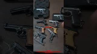 Mini keychain size gun replica in India ft Glock Beretta and colt 1911shorts [upl. by Lebasi91]