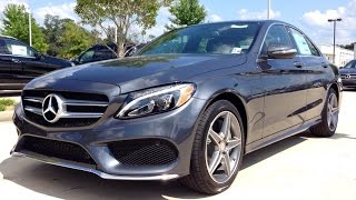 2015 MercedesBenz C Class C300 Sport Full Review Start Up Exhaust [upl. by Theresina]