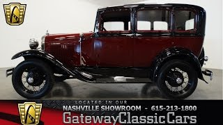 1931 Ford Model A Sedan  Gateway Classic Cars of Nashville 242 [upl. by Ryann390]