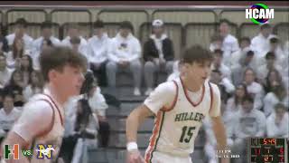 Hopkinton Hillers Boys Basketball VS Norwood December 13 2022 [upl. by Ahab]