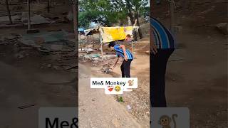 Kothi ki banana 🍌 icha aadukundhi🥴😂 comedy monkey trending funny shorts [upl. by Maia]