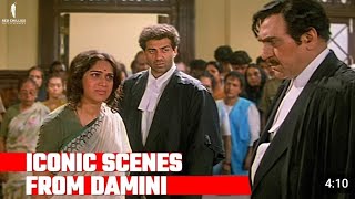 Sani Deol Amrish Puri Rishi Kapoor Minakshi Hindi movie 1990 Damini [upl. by Seni803]